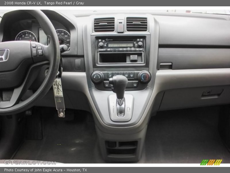 Tango Red Pearl / Gray 2008 Honda CR-V LX