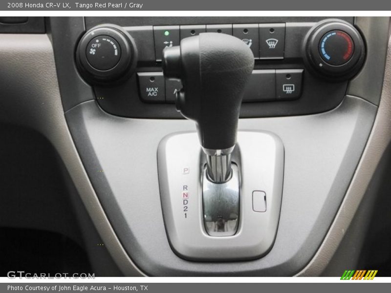 Tango Red Pearl / Gray 2008 Honda CR-V LX