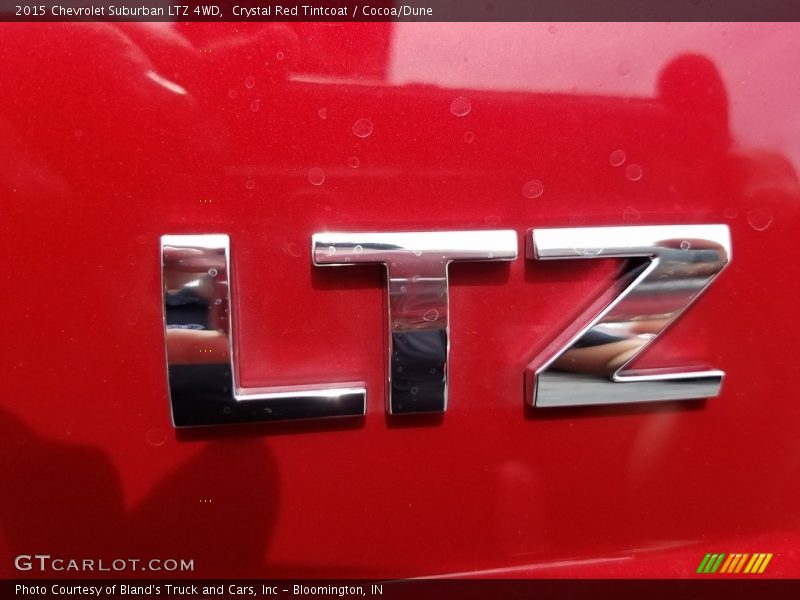 Crystal Red Tintcoat / Cocoa/Dune 2015 Chevrolet Suburban LTZ 4WD