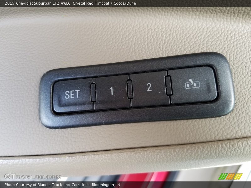 Crystal Red Tintcoat / Cocoa/Dune 2015 Chevrolet Suburban LTZ 4WD