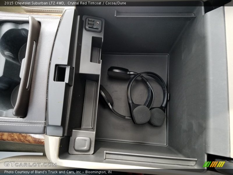 Crystal Red Tintcoat / Cocoa/Dune 2015 Chevrolet Suburban LTZ 4WD