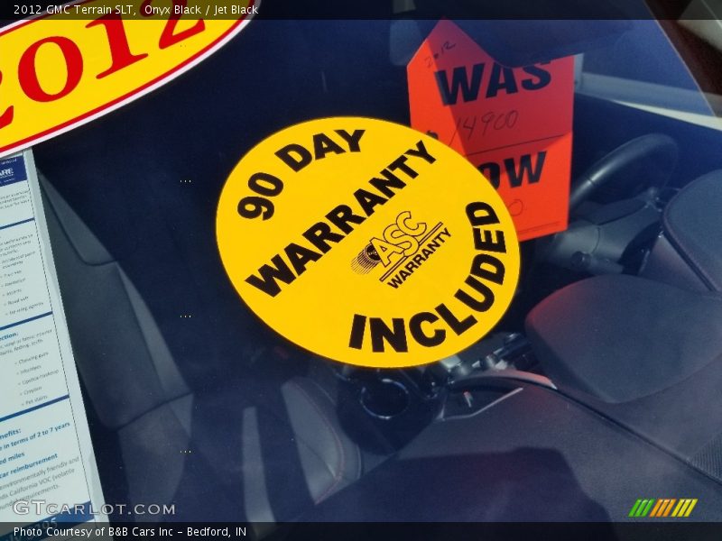 Onyx Black / Jet Black 2012 GMC Terrain SLT