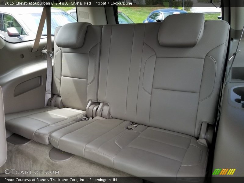 Crystal Red Tintcoat / Cocoa/Dune 2015 Chevrolet Suburban LTZ 4WD