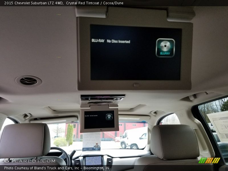 Crystal Red Tintcoat / Cocoa/Dune 2015 Chevrolet Suburban LTZ 4WD