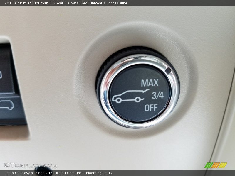 Crystal Red Tintcoat / Cocoa/Dune 2015 Chevrolet Suburban LTZ 4WD