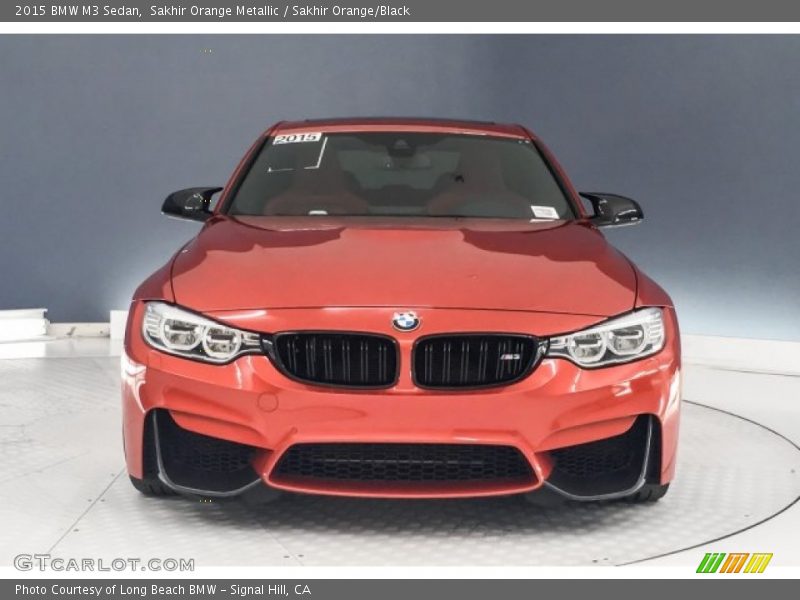 Sakhir Orange Metallic / Sakhir Orange/Black 2015 BMW M3 Sedan