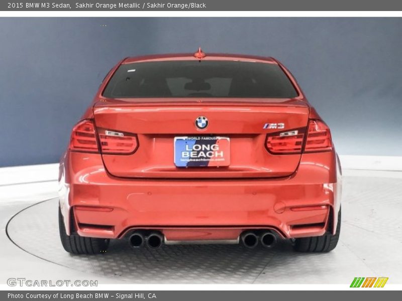 Sakhir Orange Metallic / Sakhir Orange/Black 2015 BMW M3 Sedan