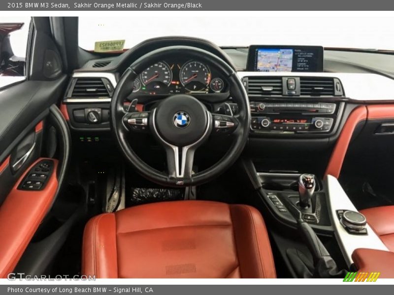 Sakhir Orange Metallic / Sakhir Orange/Black 2015 BMW M3 Sedan