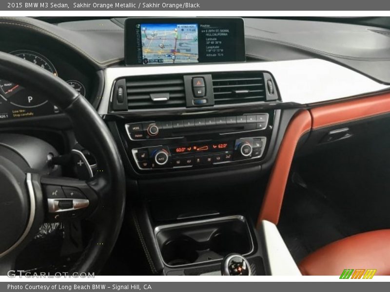 Sakhir Orange Metallic / Sakhir Orange/Black 2015 BMW M3 Sedan