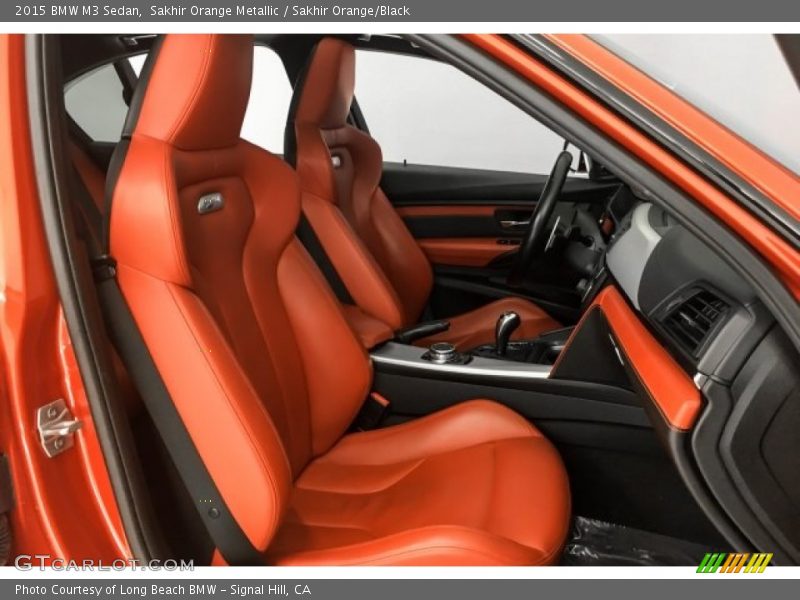 Sakhir Orange Metallic / Sakhir Orange/Black 2015 BMW M3 Sedan