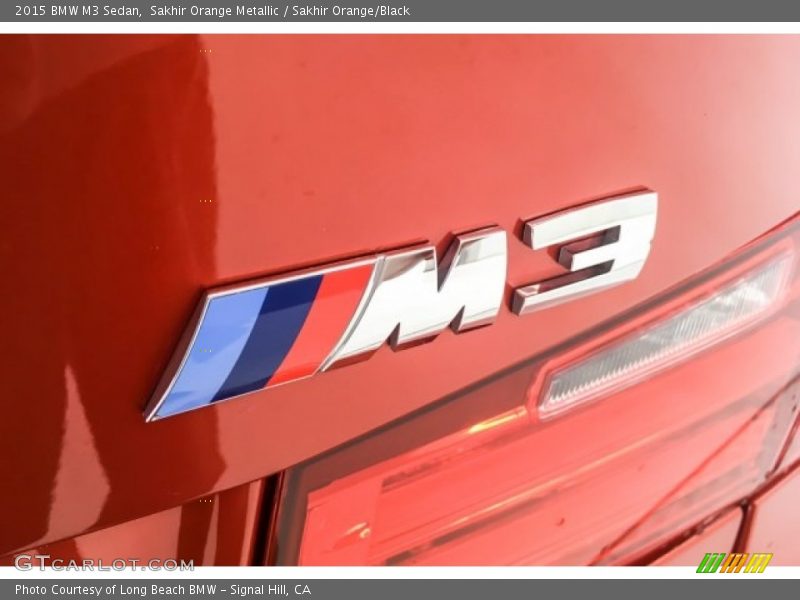 Sakhir Orange Metallic / Sakhir Orange/Black 2015 BMW M3 Sedan