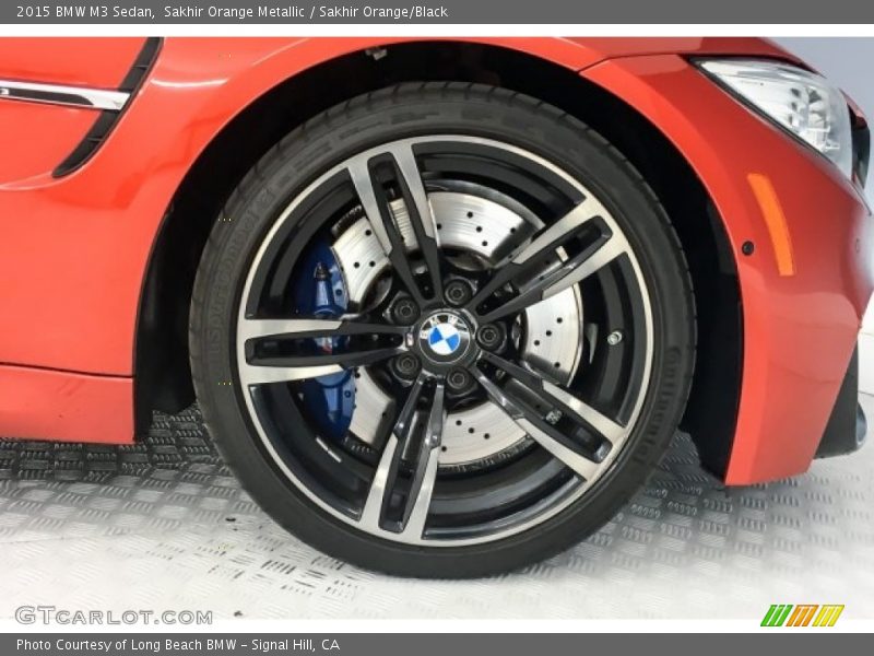 Sakhir Orange Metallic / Sakhir Orange/Black 2015 BMW M3 Sedan