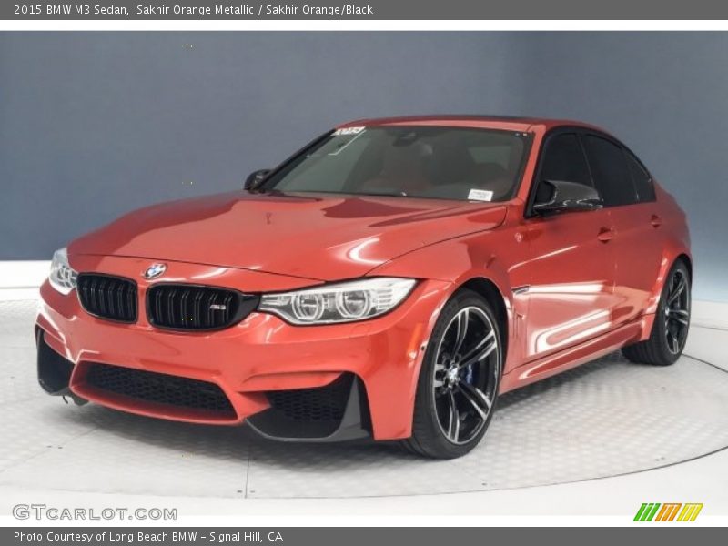 Sakhir Orange Metallic / Sakhir Orange/Black 2015 BMW M3 Sedan