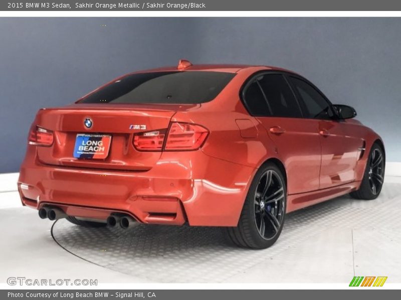 Sakhir Orange Metallic / Sakhir Orange/Black 2015 BMW M3 Sedan