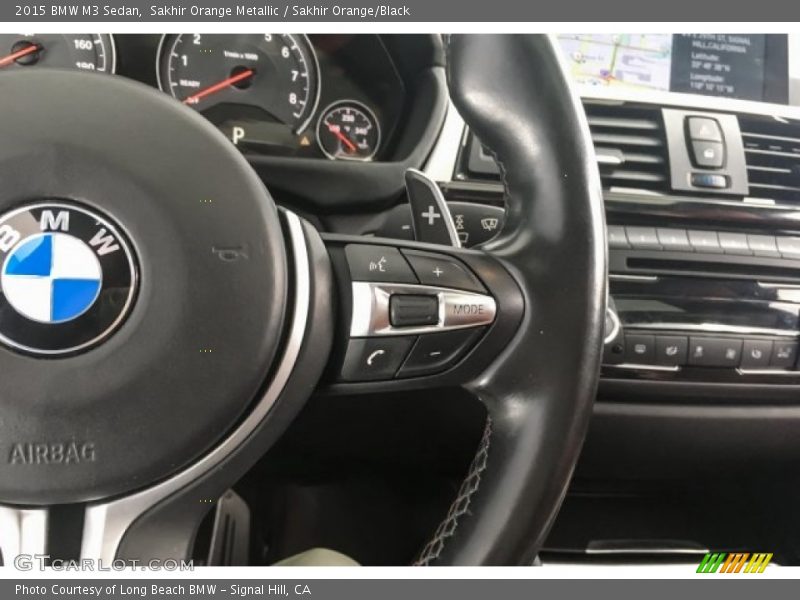 Sakhir Orange Metallic / Sakhir Orange/Black 2015 BMW M3 Sedan