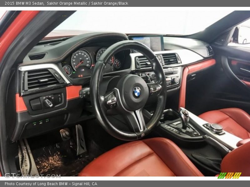 Sakhir Orange Metallic / Sakhir Orange/Black 2015 BMW M3 Sedan