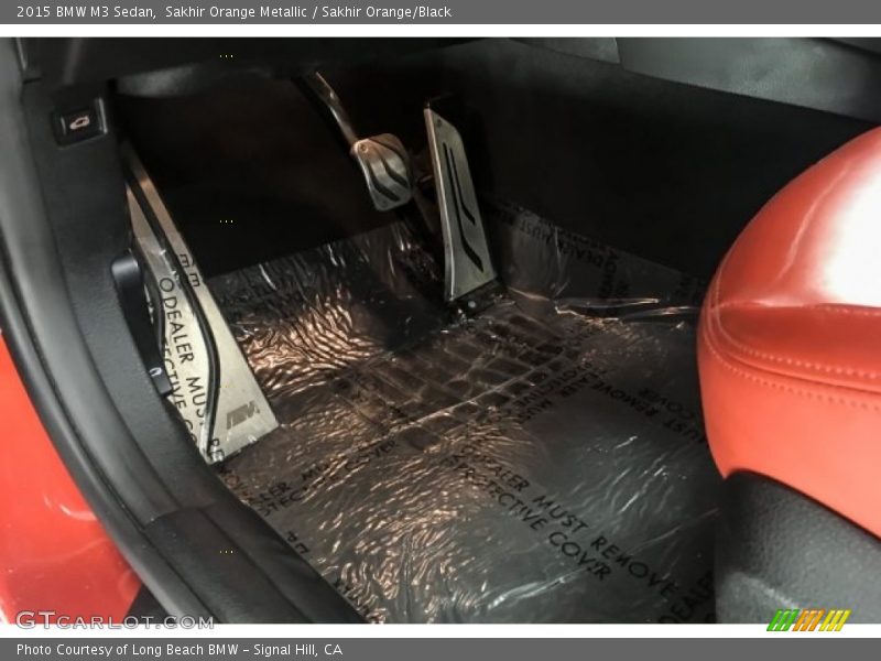 Sakhir Orange Metallic / Sakhir Orange/Black 2015 BMW M3 Sedan