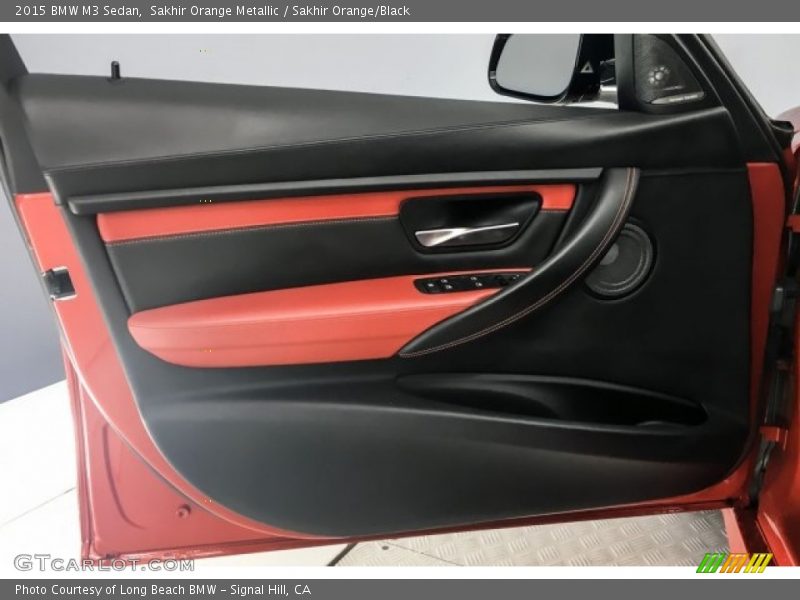 Sakhir Orange Metallic / Sakhir Orange/Black 2015 BMW M3 Sedan