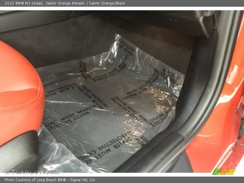 Sakhir Orange Metallic / Sakhir Orange/Black 2015 BMW M3 Sedan