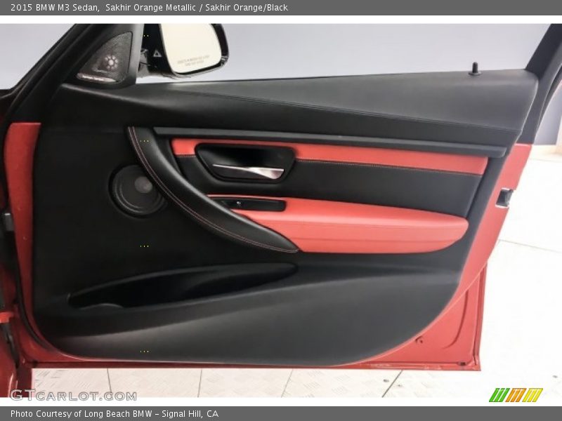 Sakhir Orange Metallic / Sakhir Orange/Black 2015 BMW M3 Sedan