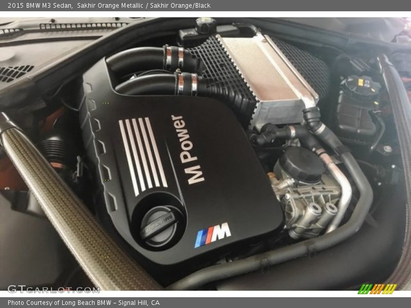 Sakhir Orange Metallic / Sakhir Orange/Black 2015 BMW M3 Sedan