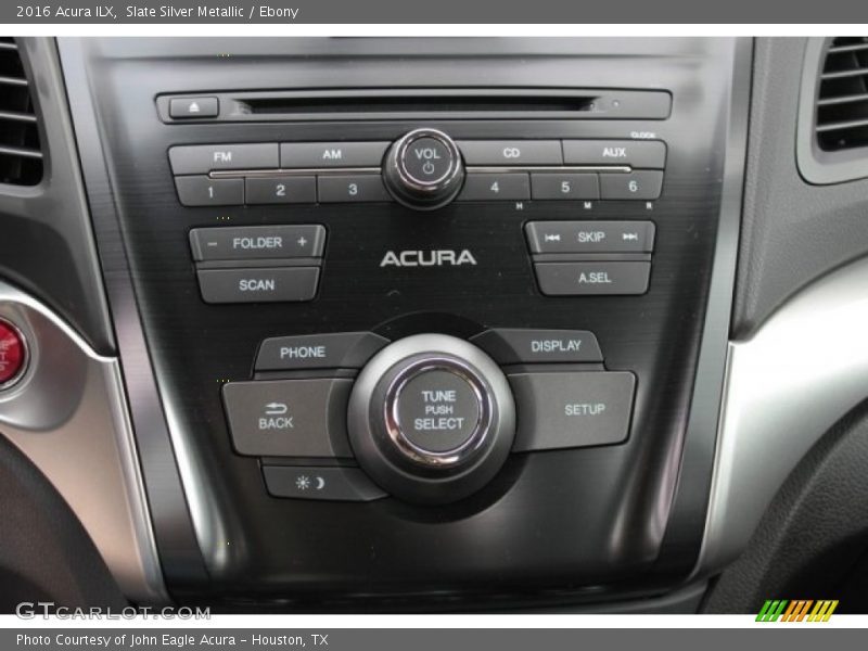 Slate Silver Metallic / Ebony 2016 Acura ILX