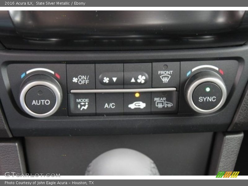 Slate Silver Metallic / Ebony 2016 Acura ILX