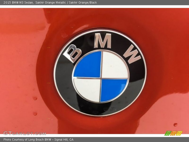 Sakhir Orange Metallic / Sakhir Orange/Black 2015 BMW M3 Sedan