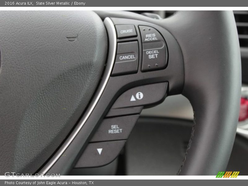 Slate Silver Metallic / Ebony 2016 Acura ILX
