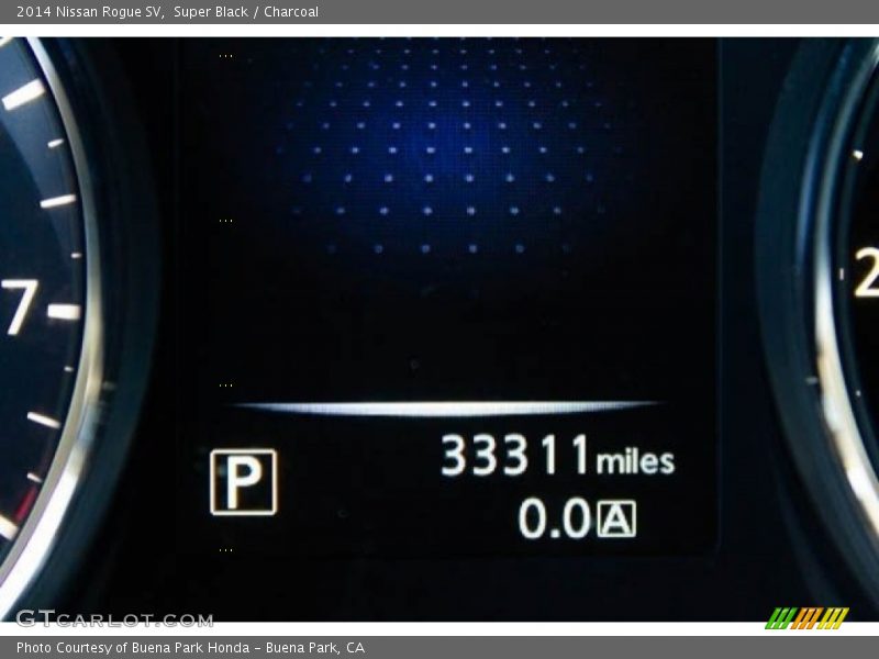 Super Black / Charcoal 2014 Nissan Rogue SV