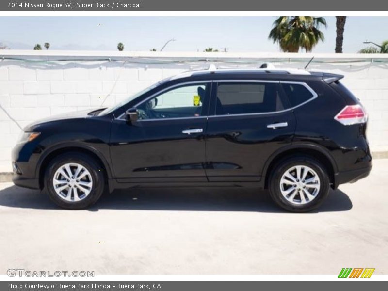 Super Black / Charcoal 2014 Nissan Rogue SV