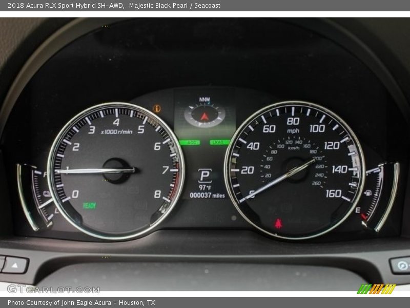  2018 RLX Sport Hybrid SH-AWD Sport Hybrid SH-AWD Gauges