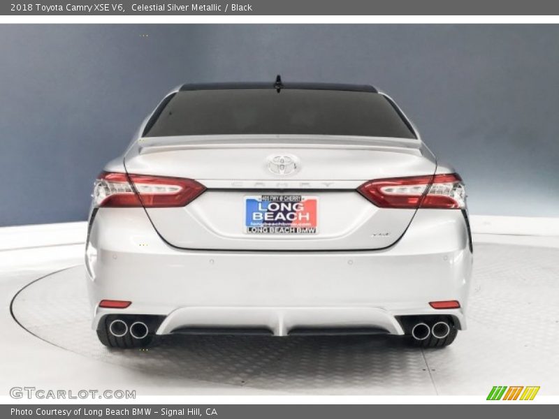 Celestial Silver Metallic / Black 2018 Toyota Camry XSE V6
