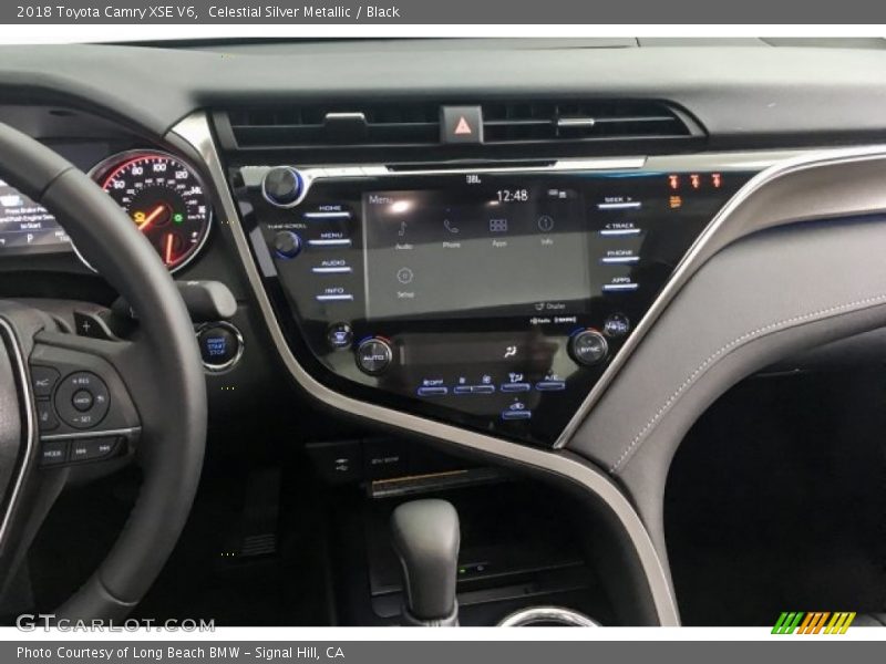 Celestial Silver Metallic / Black 2018 Toyota Camry XSE V6