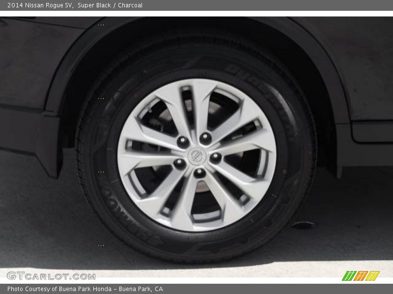 Super Black / Charcoal 2014 Nissan Rogue SV