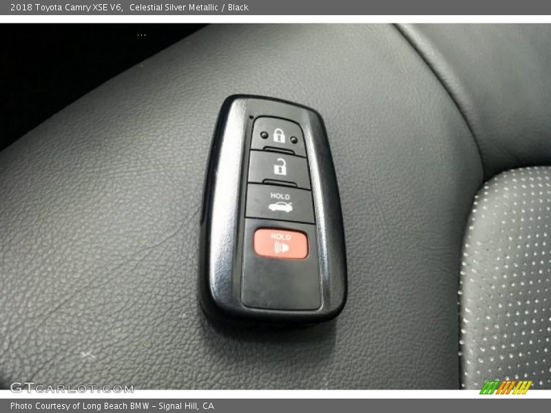 Celestial Silver Metallic / Black 2018 Toyota Camry XSE V6