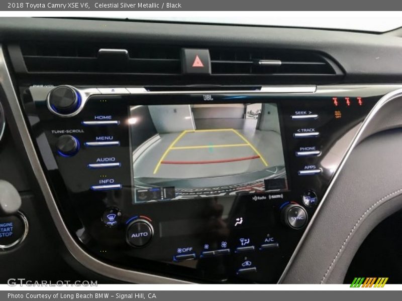 Celestial Silver Metallic / Black 2018 Toyota Camry XSE V6