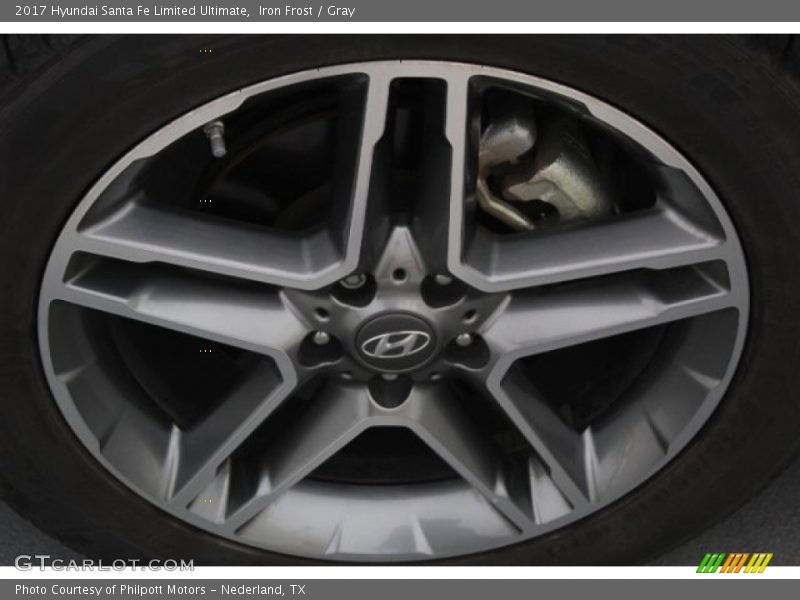 Iron Frost / Gray 2017 Hyundai Santa Fe Limited Ultimate