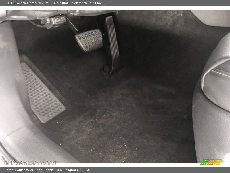 Celestial Silver Metallic / Black 2018 Toyota Camry XSE V6