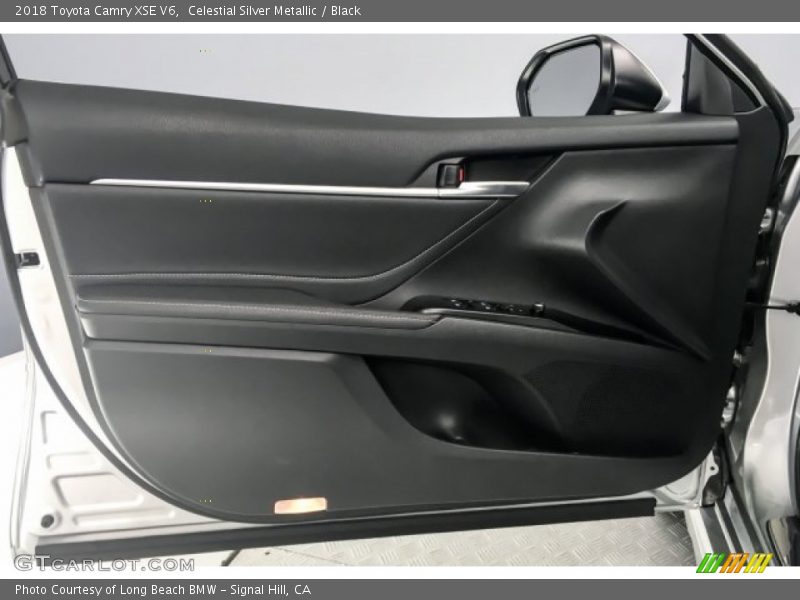 Celestial Silver Metallic / Black 2018 Toyota Camry XSE V6