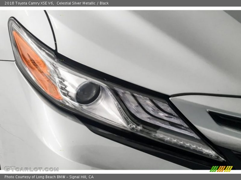 Celestial Silver Metallic / Black 2018 Toyota Camry XSE V6