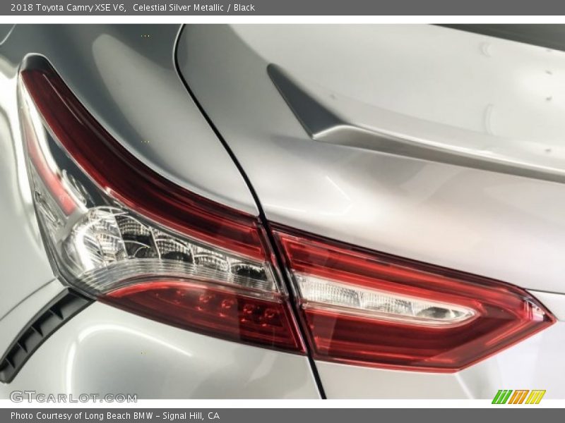 Celestial Silver Metallic / Black 2018 Toyota Camry XSE V6