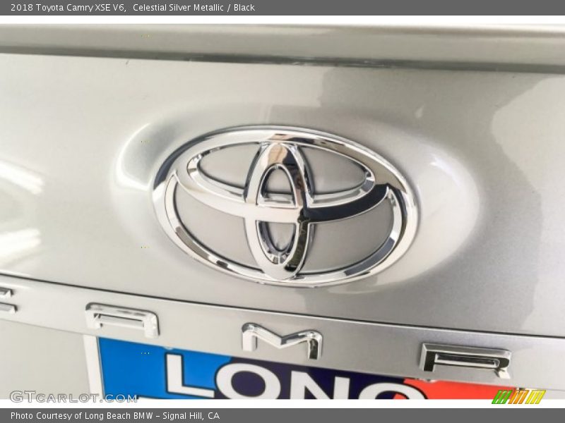 Celestial Silver Metallic / Black 2018 Toyota Camry XSE V6