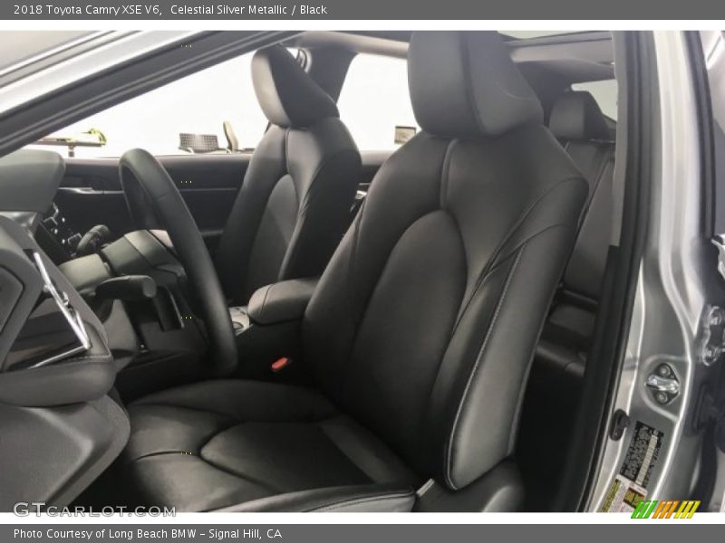 Celestial Silver Metallic / Black 2018 Toyota Camry XSE V6