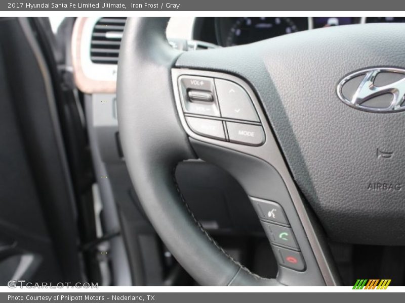 Iron Frost / Gray 2017 Hyundai Santa Fe Limited Ultimate
