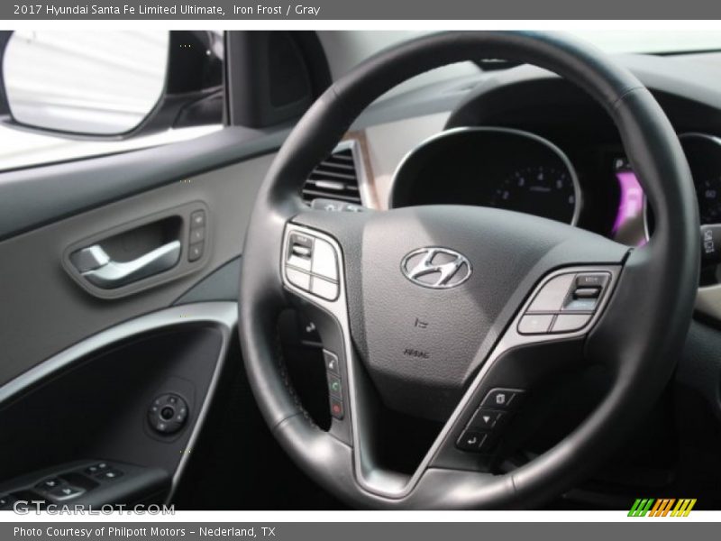 Iron Frost / Gray 2017 Hyundai Santa Fe Limited Ultimate
