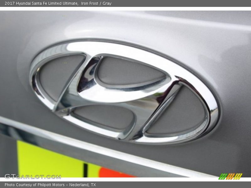 Iron Frost / Gray 2017 Hyundai Santa Fe Limited Ultimate