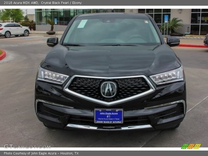 Crystal Black Pearl / Ebony 2018 Acura MDX AWD