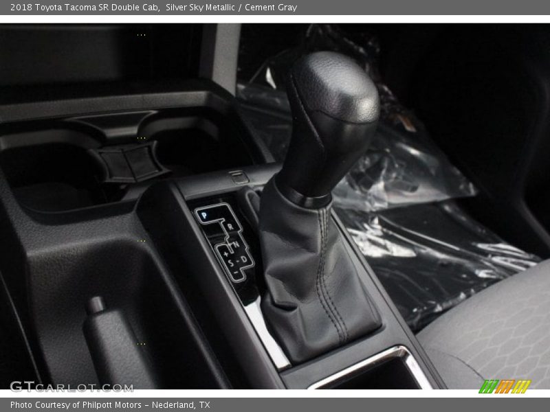 Silver Sky Metallic / Cement Gray 2018 Toyota Tacoma SR Double Cab