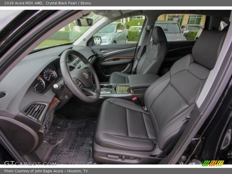 Front Seat of 2018 MDX AWD